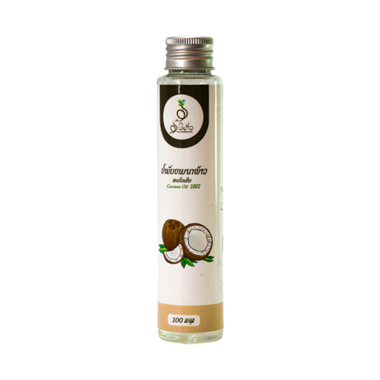 ນໍ້າມັນໝາກພ້າວສະກັດເຢັນ Manykeo Cold Pressed Coconut Oil 100% Quantity 100ml