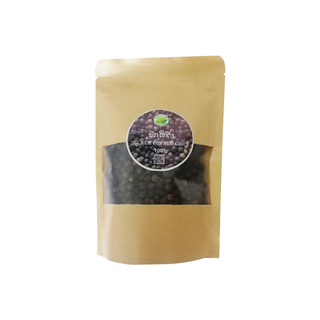 ໝາກພິກໄທດຳ ແຫ້ງເປັນເມັດ Dried black pepper corn 100g (Barcode 50103192)