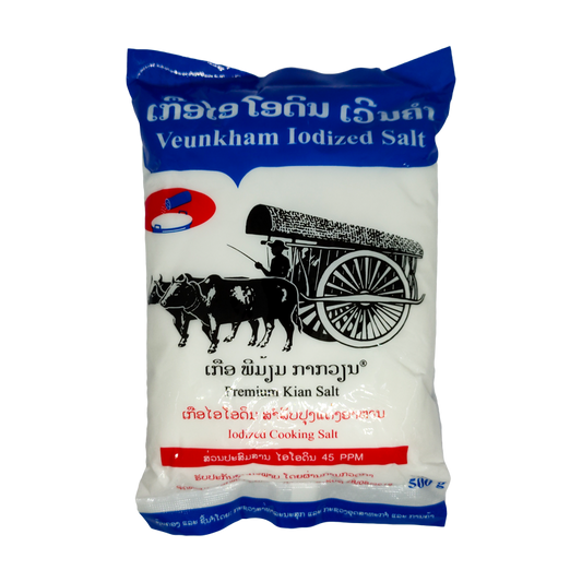 ເກືອໄອ ໂອດິນ ເວີນຄຳ Veunkham Iodized Salt Barcode (0705604960766)