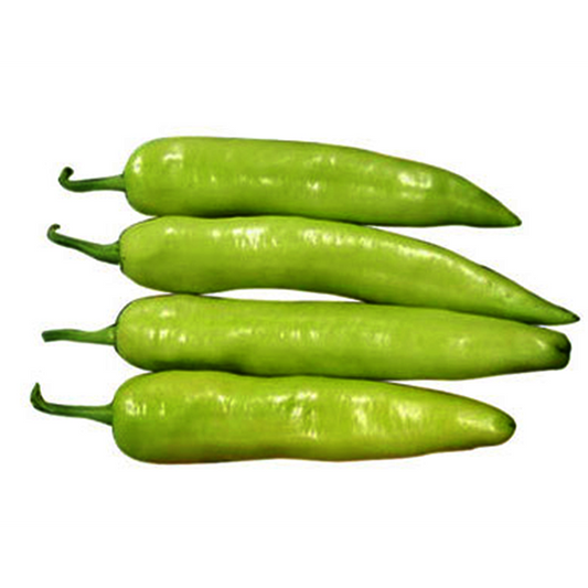 ໝາກເຜັດຢວກໃຫຍ່ຍາວ Green Chilli Pepper 100g pack (Barcode 04503831)