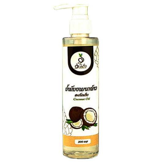 ນໍ້າມັນໝາກພ້າວສະກັດເຢັນສະເປ  Manykeo Cold Pressed Coconut Oil 100% Quantity Spray 200ml (Barcode 94113815)